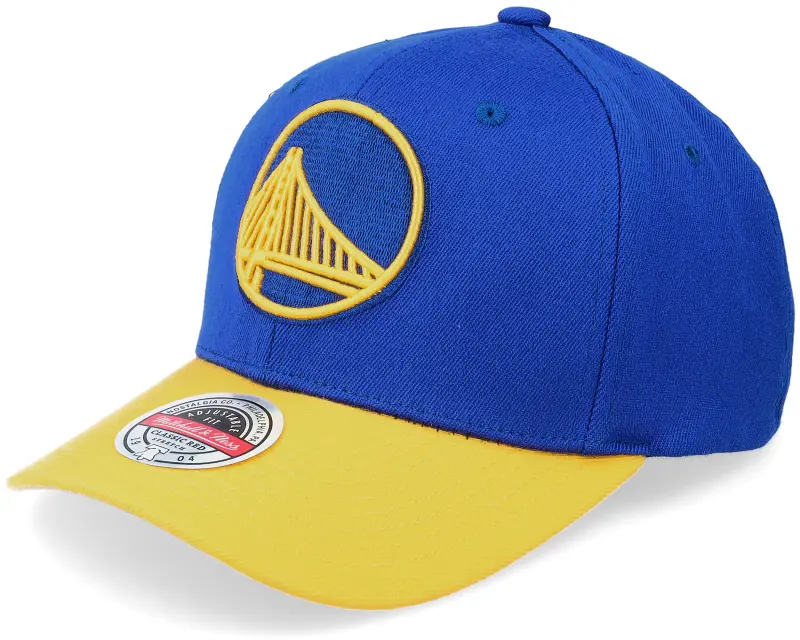 Mitchell & Ness Golden State Warriors Team 2 Tone 2.0 Stretch Royal/Yellow Adjustable online