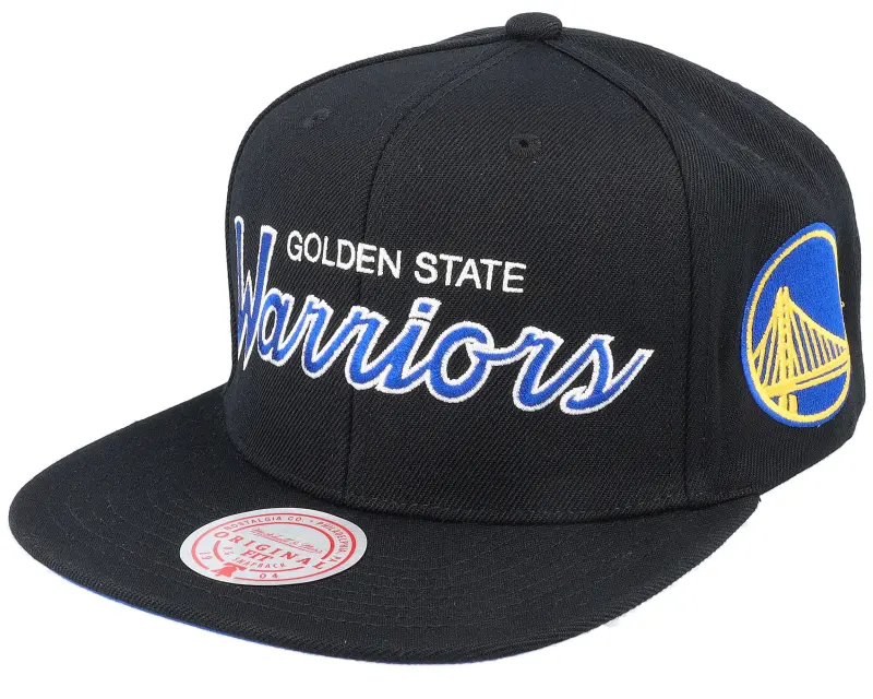 Mitchell & Ness Golden State Warriors Team Script 2.0 Black Snapback online