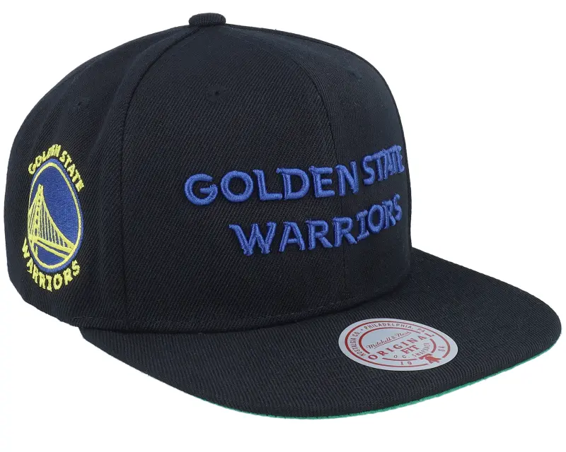 Mitchell & Ness Golden State Warriors Triple Play Black Snapback online