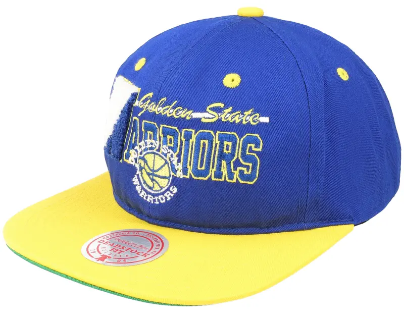 Mitchell & Ness Golden State Warriors Varsity Letter Blue/Yellow Snapback online