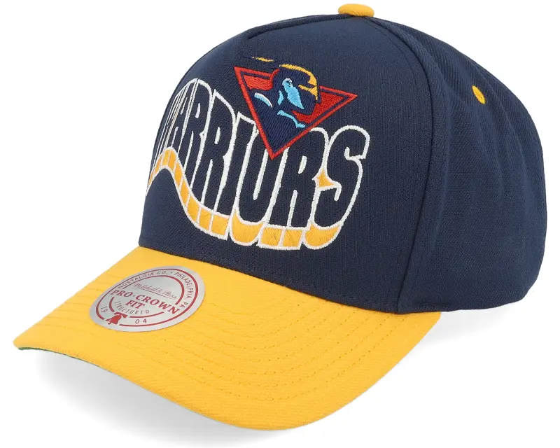 Mitchell & Ness Golden State Warriors Wavy Pro Navy/Yellow A-frame Adjustable online