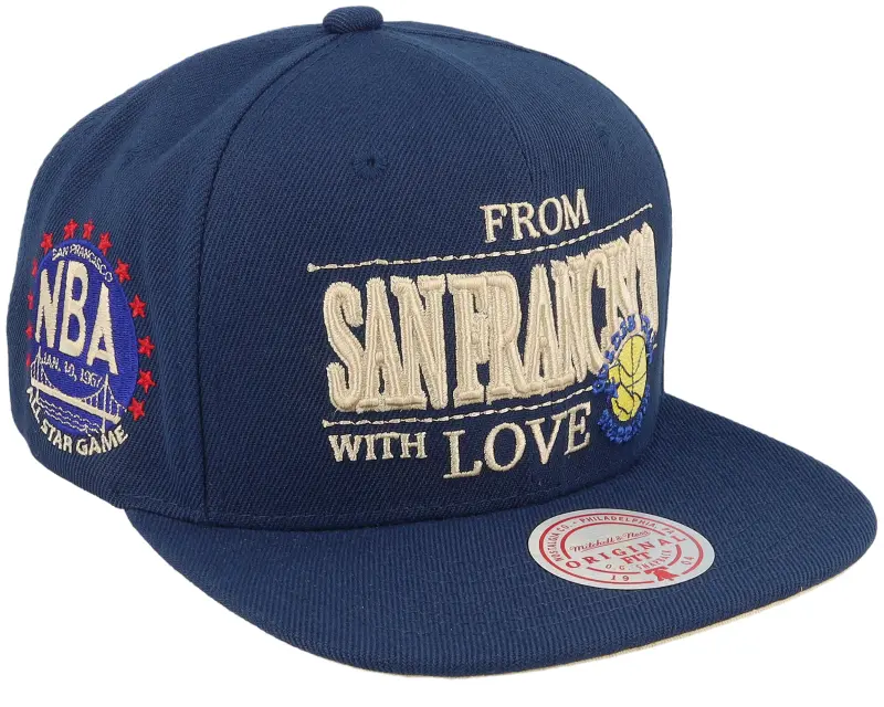 Mitchell & Ness Golden State Warriors With Love Hwc Blue Snapback online