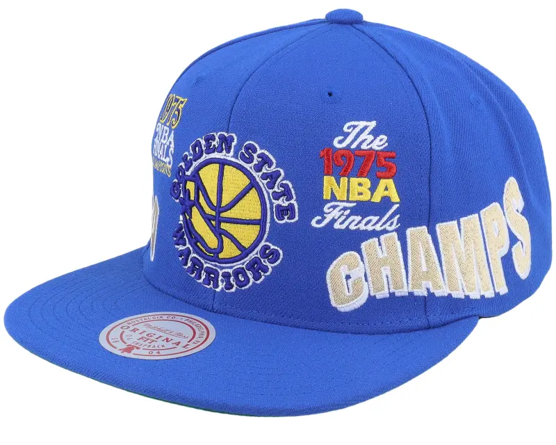 Mitchell & Ness Golden State Warriors World Champs Royal Snapback online