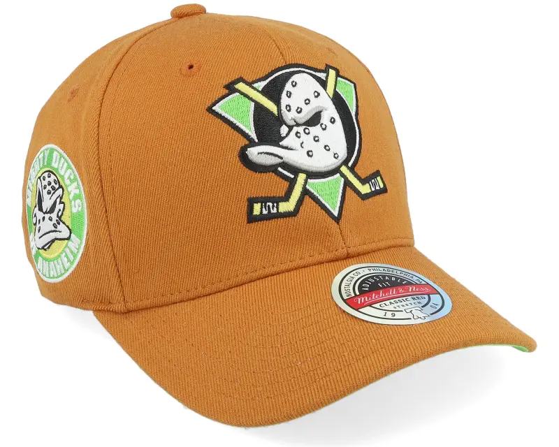 Mitchell & Ness Hatstore Exclusive x Anaheim Ducks Rust Light Brown Adjustable online