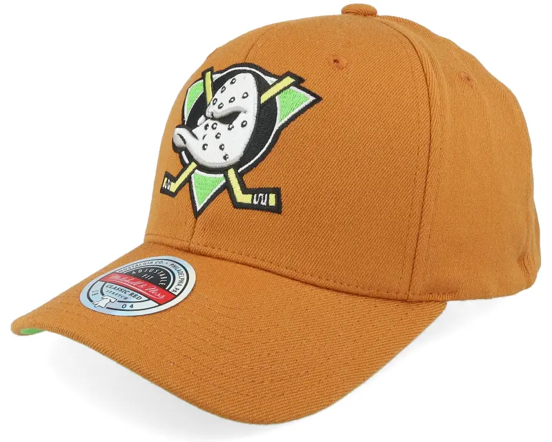 Mitchell & Ness Hatstore Exclusive x Anaheim Ducks Rust Light Brown Adjustable online