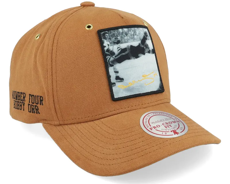 Mitchell & Ness Hatstore Exclusive x Boston Bruins Bobby Orr NHL Vintage Pro Crown Camel Adjustable online