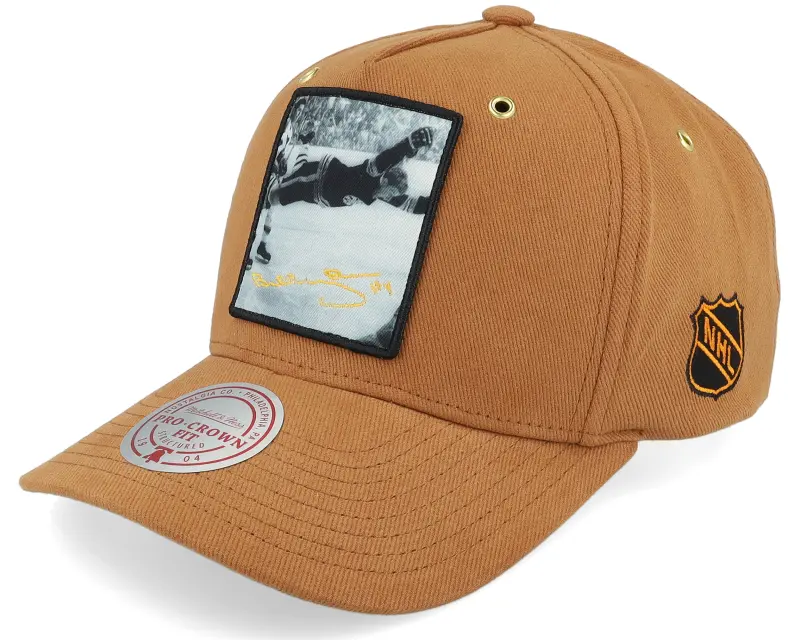 Mitchell & Ness Hatstore Exclusive x Boston Bruins Bobby Orr NHL Vintage Pro Crown Camel Adjustable online