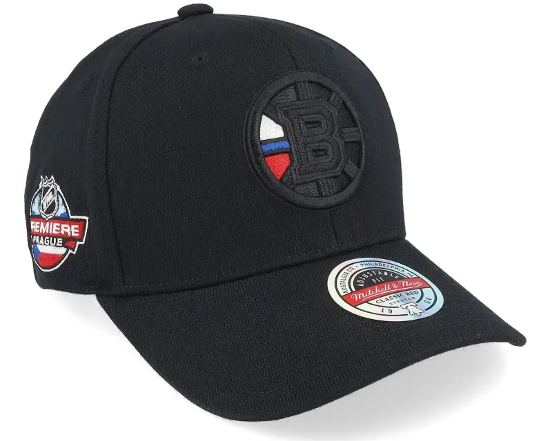 Mitchell & Ness Hatstore Exclusive x Boston Bruins Premiere Black A-frame Adjustable online