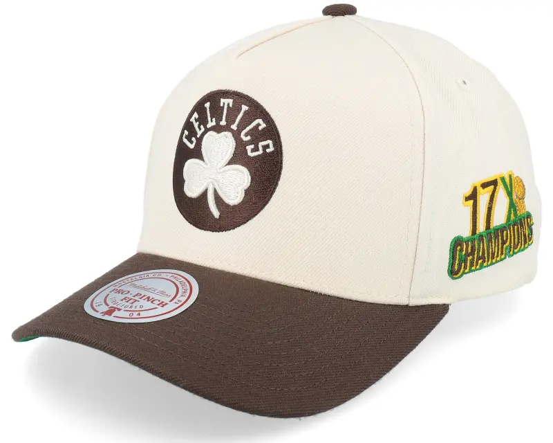 Mitchell & Ness Hatstore Exclusive x Boston Celtics Pro Crown Natural/Brown A-frame Adjustable online