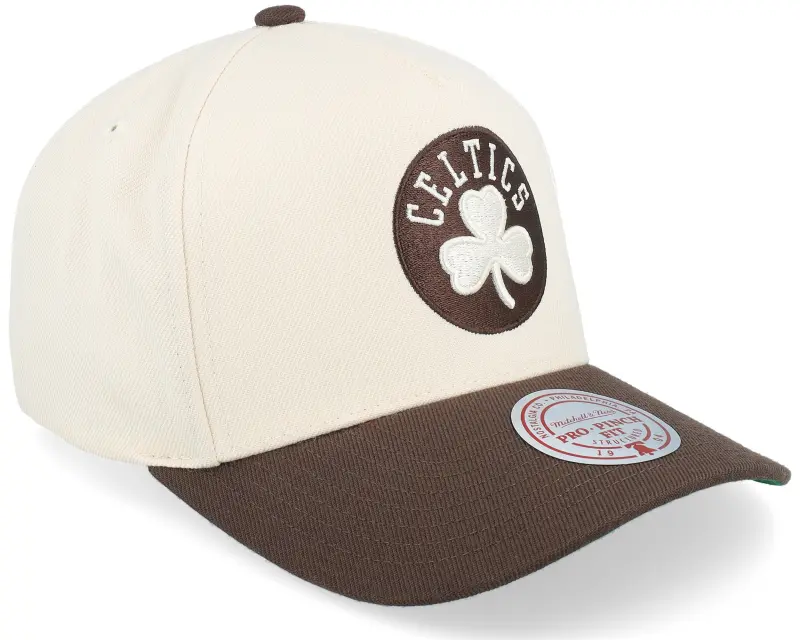 Mitchell & Ness Hatstore Exclusive x Boston Celtics Pro Crown Natural/Brown A-frame Adjustable online