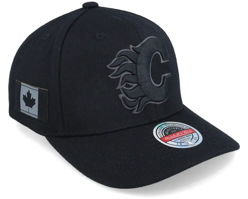 Mitchell & Ness Hatstore Exclusive x Calgary Flames Black Flag Black Adjustable online
