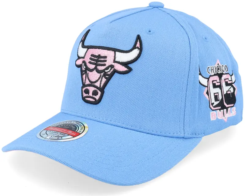 Mitchell & Ness Hatstore Exclusive x Chicago Bulls Light Blue/Pink A-frame Adjustable online