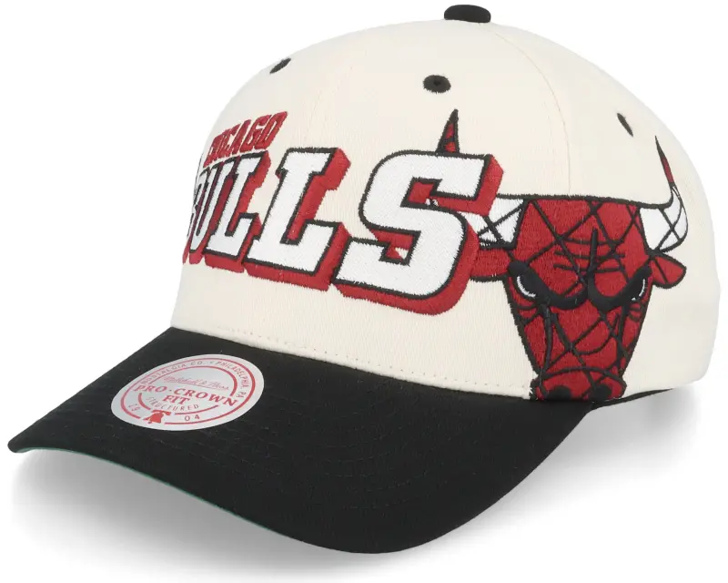 Mitchell & Ness Hatstore Exclusive x Chicago Bulls Netlogo Cream/Black Adjustable online