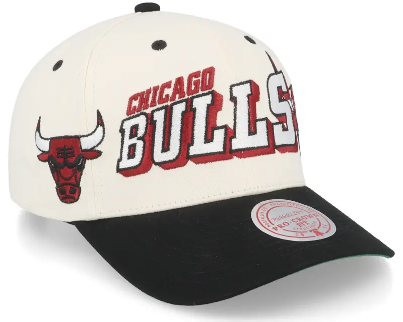 Mitchell & Ness Hatstore Exclusive x Chicago Bulls Netlogo Cream/Black Adjustable online