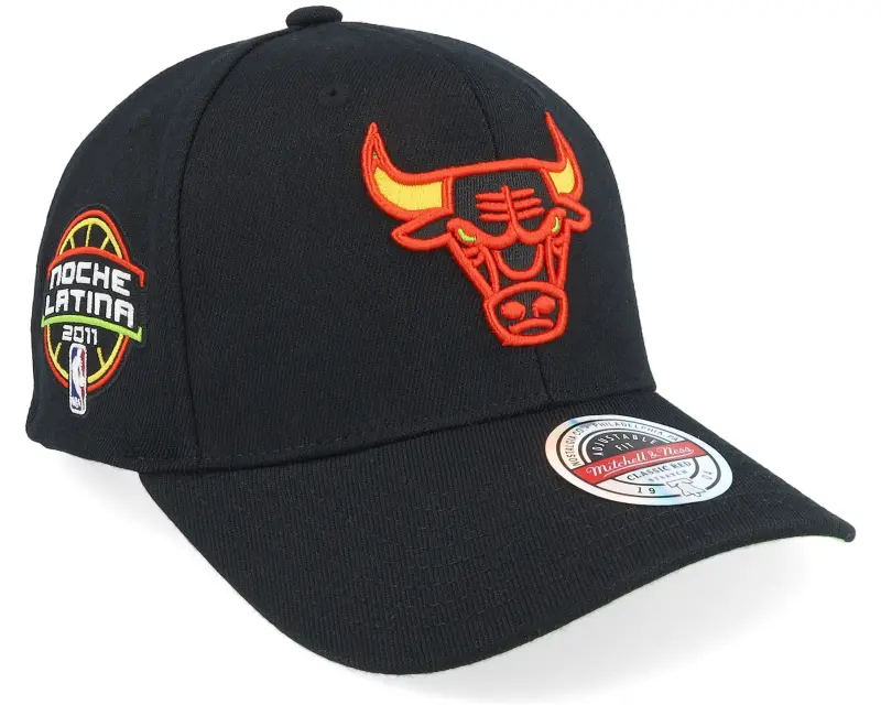 Mitchell & Ness Hatstore Exclusive x Chicago Bulls Noche Latina Black Adjustable online