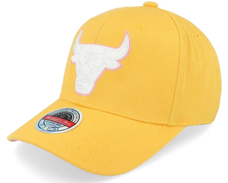 Mitchell & Ness Hatstore Exclusive x Chicago Bulls Pink Lemon Yellow/Pink Adjustable online