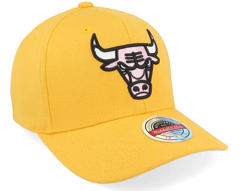 Mitchell & Ness Hatstore Exclusive x Chicago Bulls Plutonium Yellow/Pink Adjustable online