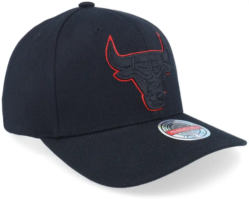 Mitchell & Ness Hatstore Exclusive x Chicago Bulls Pop And Patch Black Adjustable online