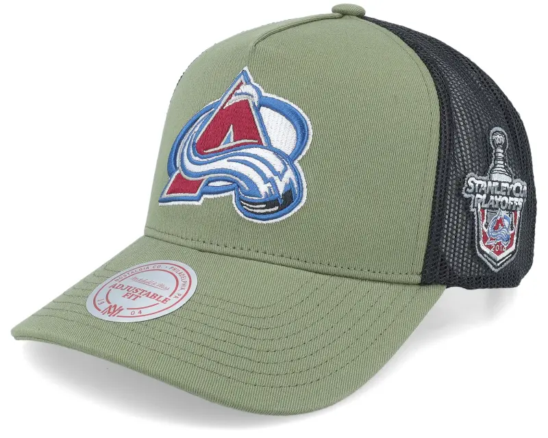 Mitchell & Ness Hatstore Exclusive x Colorado Avalanche Finals Olive Trucker online