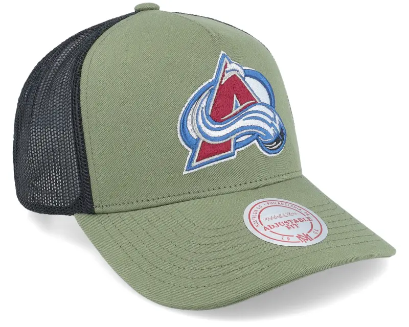 Mitchell & Ness Hatstore Exclusive x Colorado Avalanche Finals Olive Trucker online