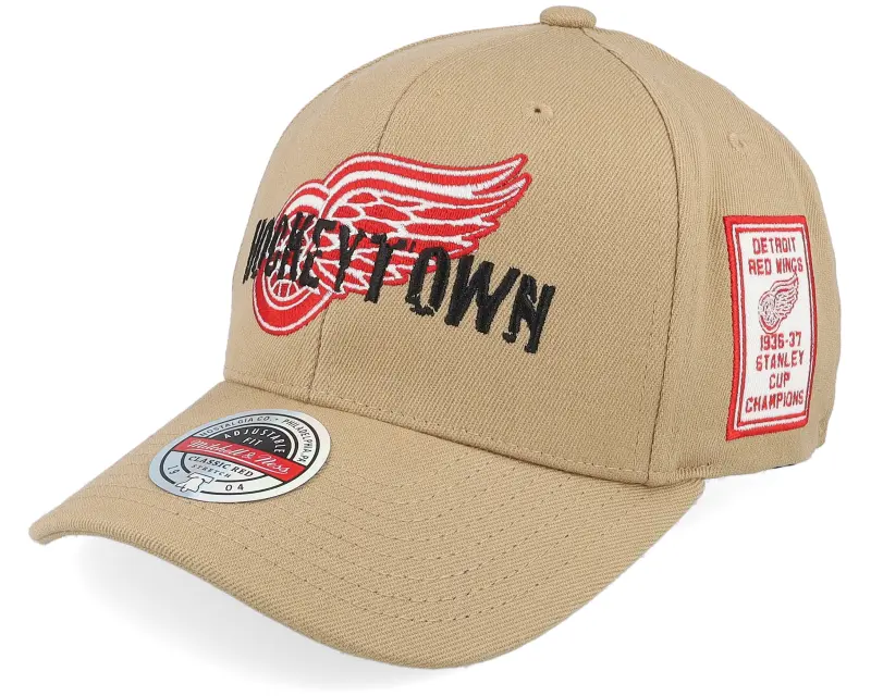Mitchell & Ness Hatstore Exclusive x Detroit Red Wings Hockeytown Rust Adjustable online