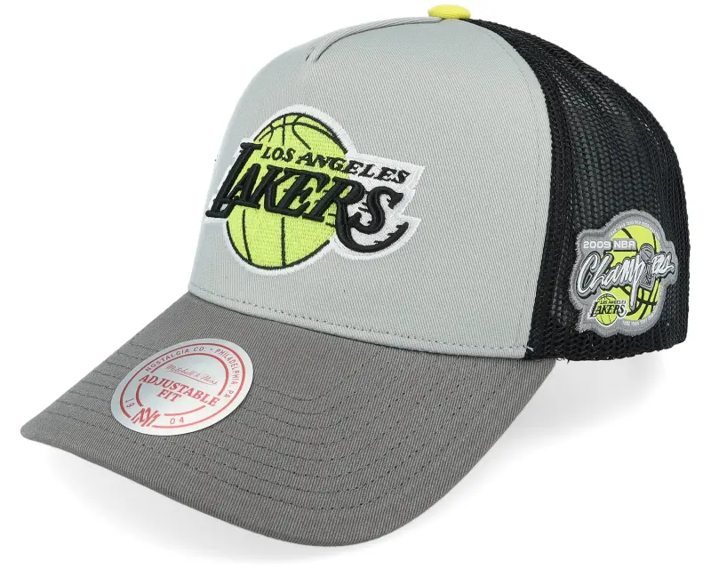 Mitchell & Ness Hatstore Exclusive x Los Angeles Lakers Iron Neon/Yellow Trucker online