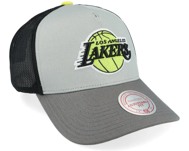 Mitchell & Ness Hatstore Exclusive x Los Angeles Lakers Iron Neon/Yellow Trucker online