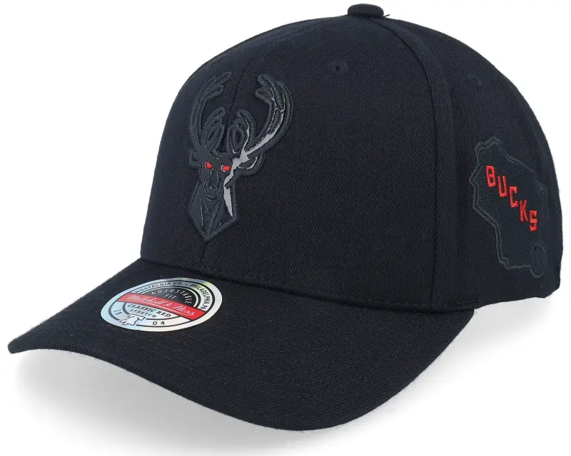 Mitchell & Ness Hatstore Exclusive x Milwaukee Bucks Infa Red Black Adjustable online
