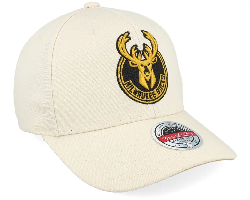 Mitchell & Ness Hatstore Exclusive x Milwaukee Bucks Limestone Stone/White Adjustable online