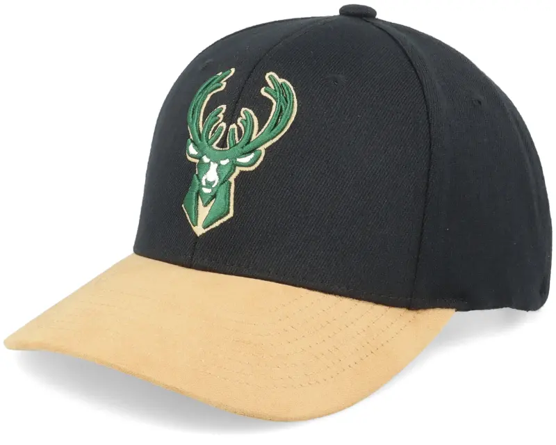 Mitchell & Ness Hatstore Exclusive x Milwaukee Bucks Suede Visor Black Adjustable online