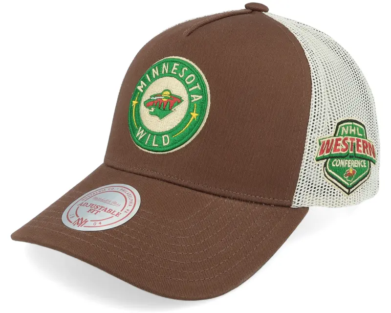 Mitchell & Ness Hatstore Exclusive x Minnesota Wild Sablesway Brown/Cream Trucker online
