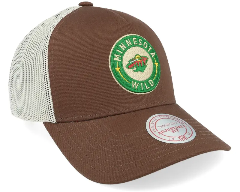 Mitchell & Ness Hatstore Exclusive x Minnesota Wild Sablesway Brown/Cream Trucker online