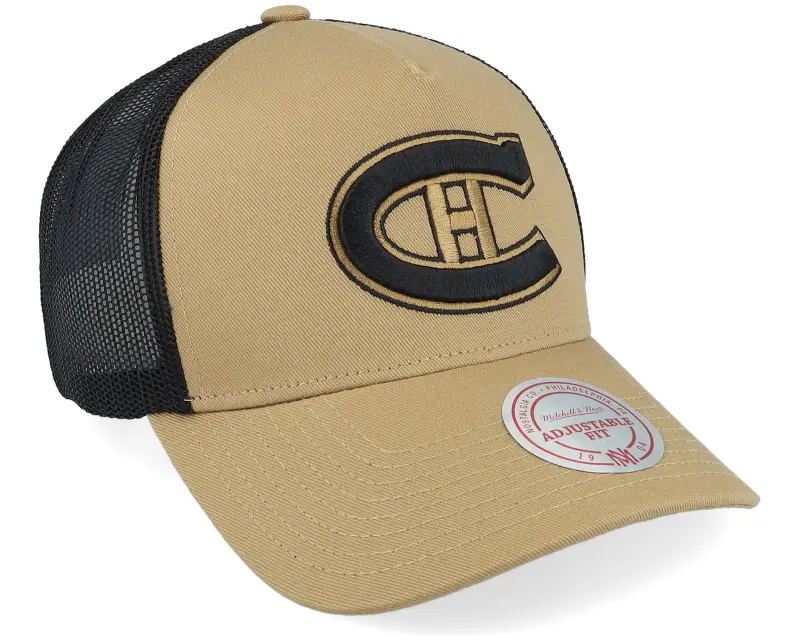 Mitchell & Ness Hatstore Exclusive x Montreal Canadiens Archaeo Tan/Black Trucker online