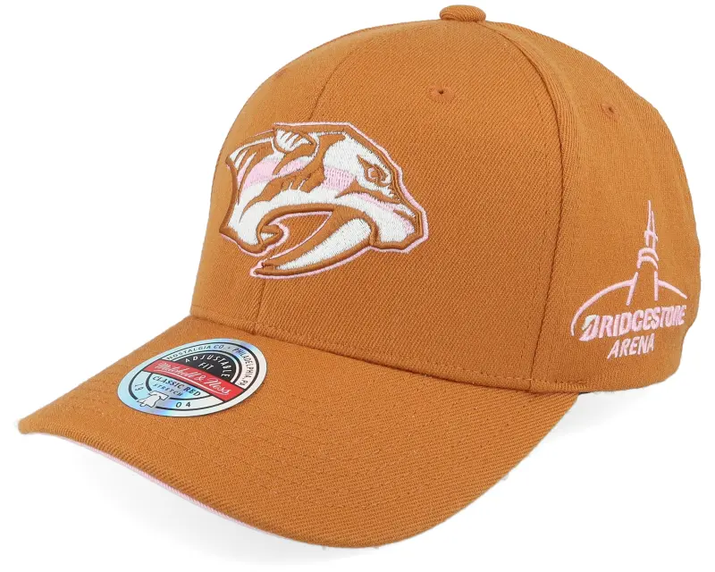 Mitchell & Ness Hatstore Exclusive x Nashville Predators Knockout Peach Tan/Pink Adjustable online