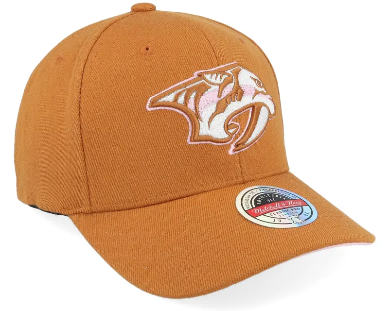 Mitchell & Ness Hatstore Exclusive x Nashville Predators Knockout Peach Tan/Pink Adjustable online