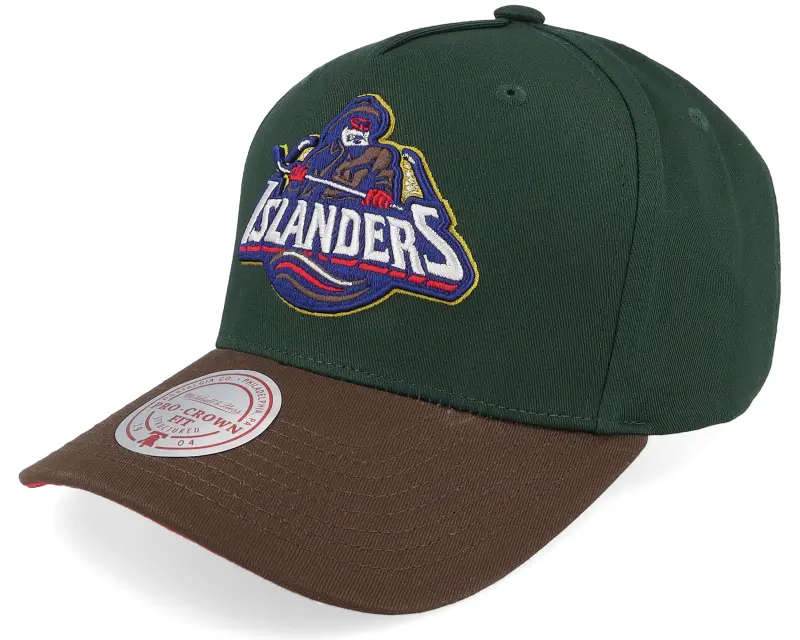 Mitchell & Ness Hatstore Exclusive x New York Islanders Gino Pro Crown Green/Brown A-Frame Adjustable online