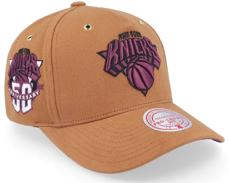 Mitchell & Ness Hatstore Exclusive x New York Knicks Trek 50th Anniversary Tan Adjustable online