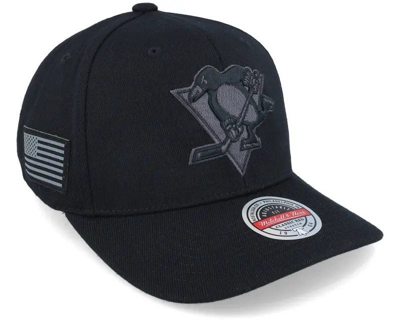 Mitchell & Ness Hatstore Exclusive x Pittsburgh Penguins Black Flag Black Adjustable online