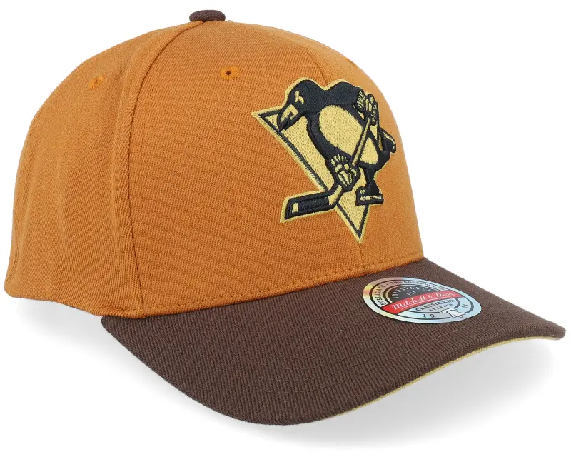 Mitchell & Ness Hatstore Exclusive x Pittsburgh Penguins Burnt Orange/Brown Adjustable online