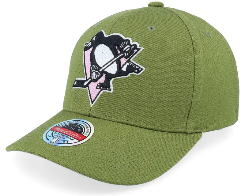 Mitchell & Ness Hatstore Exclusive x Pittsburgh Penguins Classic Green/Pink Adjustable online