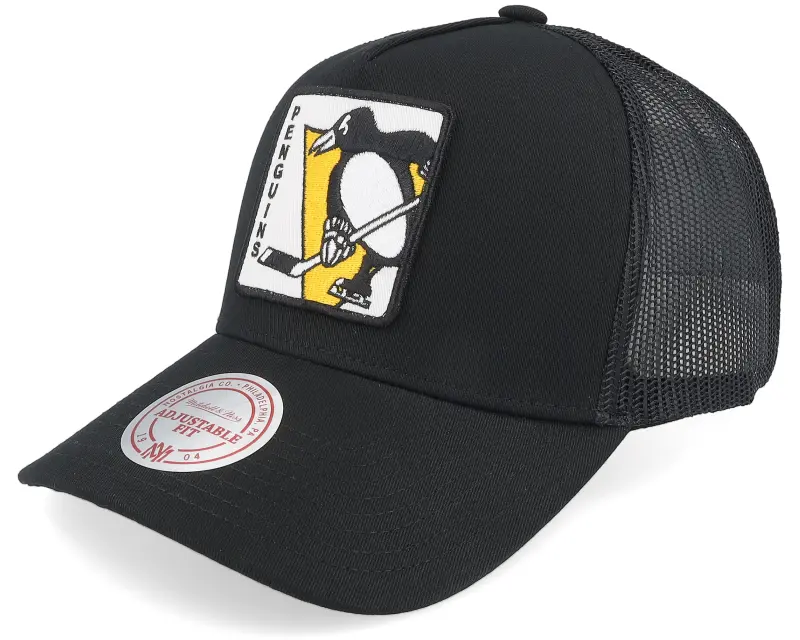 Mitchell & Ness Hatstore Exclusive x Pittsburgh Penguins In Your Face Black A-frame Trucker online