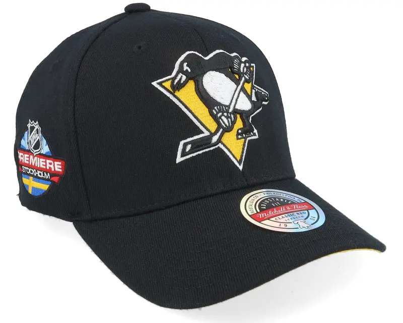 Mitchell & Ness Hatstore Exclusive x Pittsburgh Penguins Premiere Black/Yellow Adjustable online