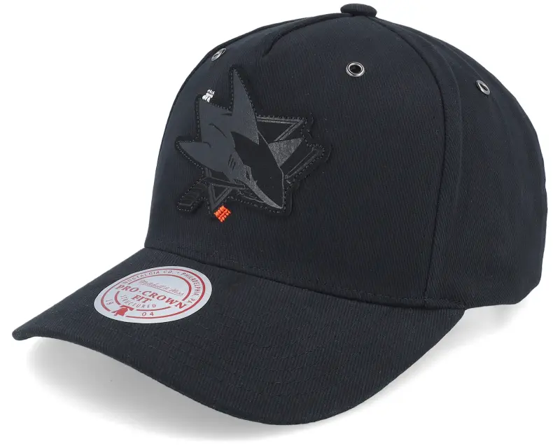 Mitchell & Ness Hatstore Exclusive x San Jose Sharks Engraved Black Adjustable online