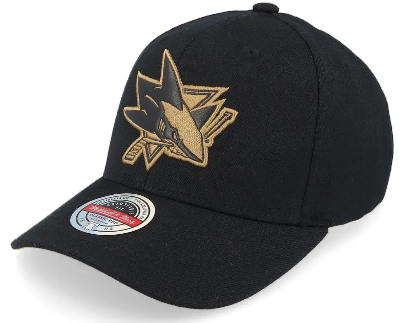 Mitchell & Ness Hatstore Exclusive x San Jose Sharks TKO Leather Logo NHL Bronze/Black Adjustable online