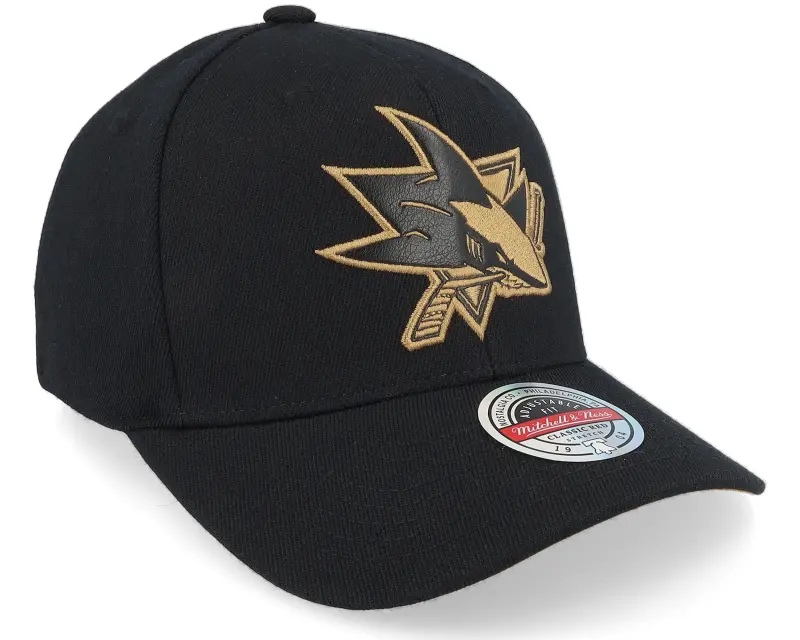 Mitchell & Ness Hatstore Exclusive x San Jose Sharks TKO Leather Logo NHL Bronze/Black Adjustable online
