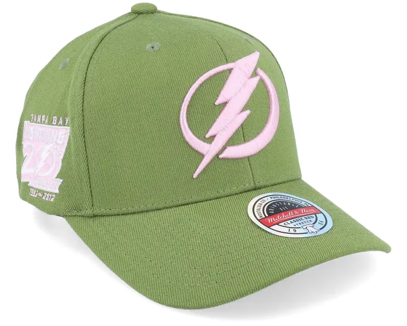 Mitchell & Ness Hatstore Exclusive x Tampa Bay Lightning Olive/Pink Olive/Pink Adjustable online