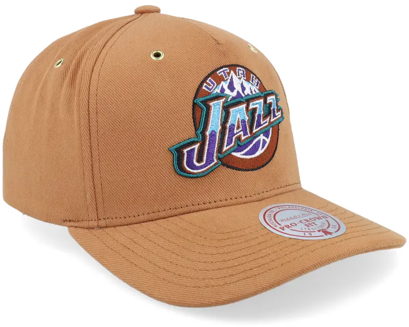 Mitchell & Ness Hatstore Exclusive x Utah Jazz Purple Pop Tan Adjustable online