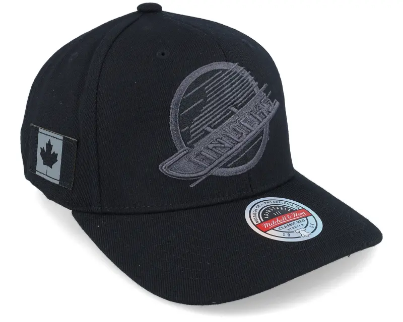 Mitchell & Ness Hatstore Exclusive x Vancouver Canucks Black Flag Black Adjustable online