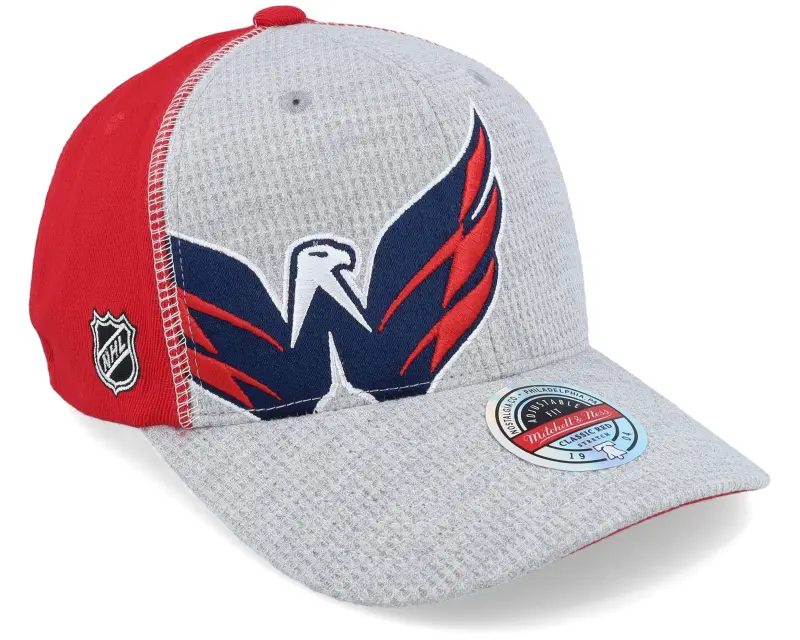 Mitchell & Ness Hatstore Exclusive x Washington Capitals Exclusive XL Hockey Logo Grey/Red Adjustable online