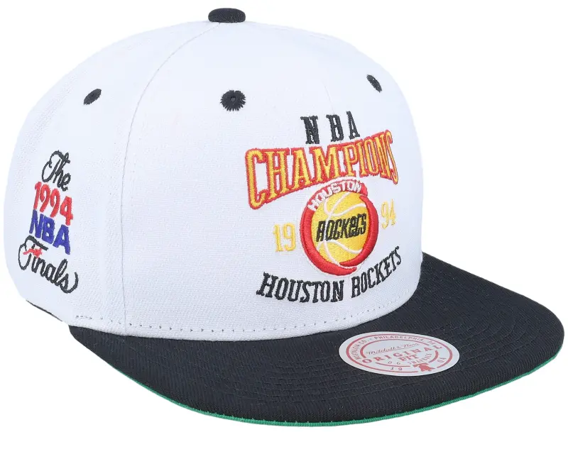 Mitchell & Ness Houston Rockets Champ Series White/Black Snapback online
